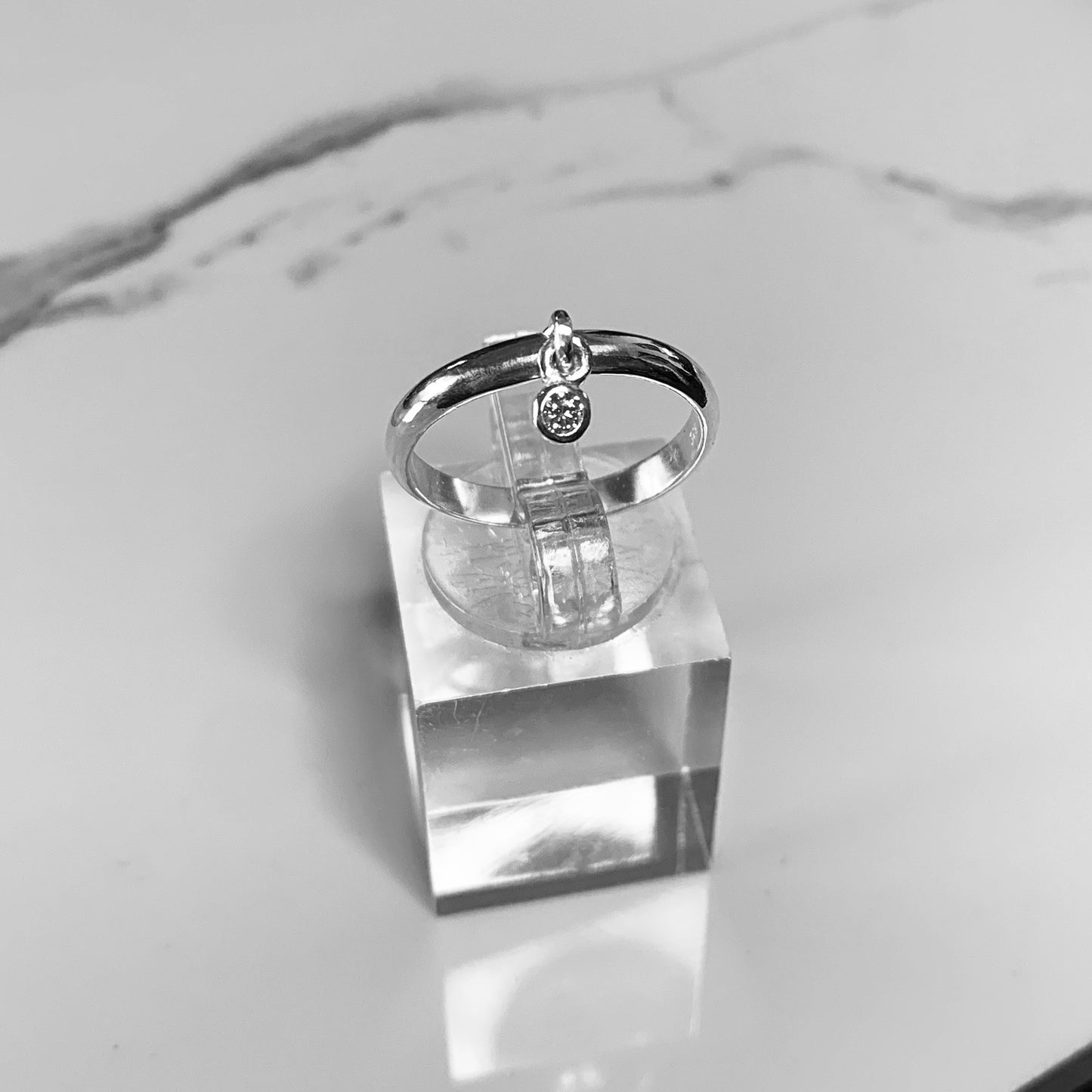 Charm Ring 2.5mm, 0.06ct. Diamond