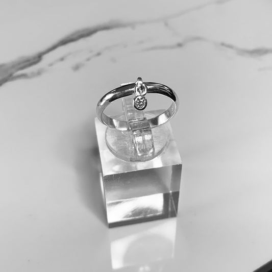 Charm Ring 2.5mm, 0.06ct.  Diamond